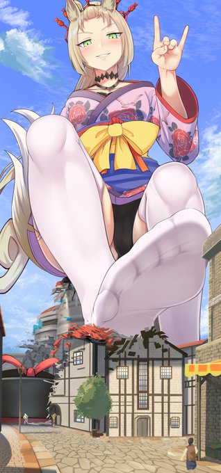 着物姿の巨大マギルゥ 