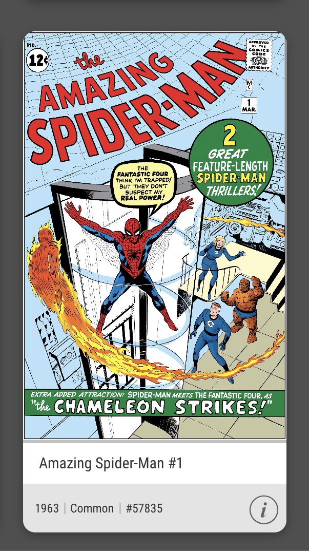 CaptainDadpants's tweet image. ✨☃️ #12DaysOfVeVe GIVEAWAY🎄✨

⭕️ Tis the season to add a GRAIL to the collection - @veve_official AR version of the FIRST @SpiderMan comic ⭕️

✅ FOLLOW
✅ RETWEET
✅ LIKE

Winner selected 12/16

(No Veve account needed to enter)

#VeVeCommunity #VeveChristmas  #NFTGiveaway