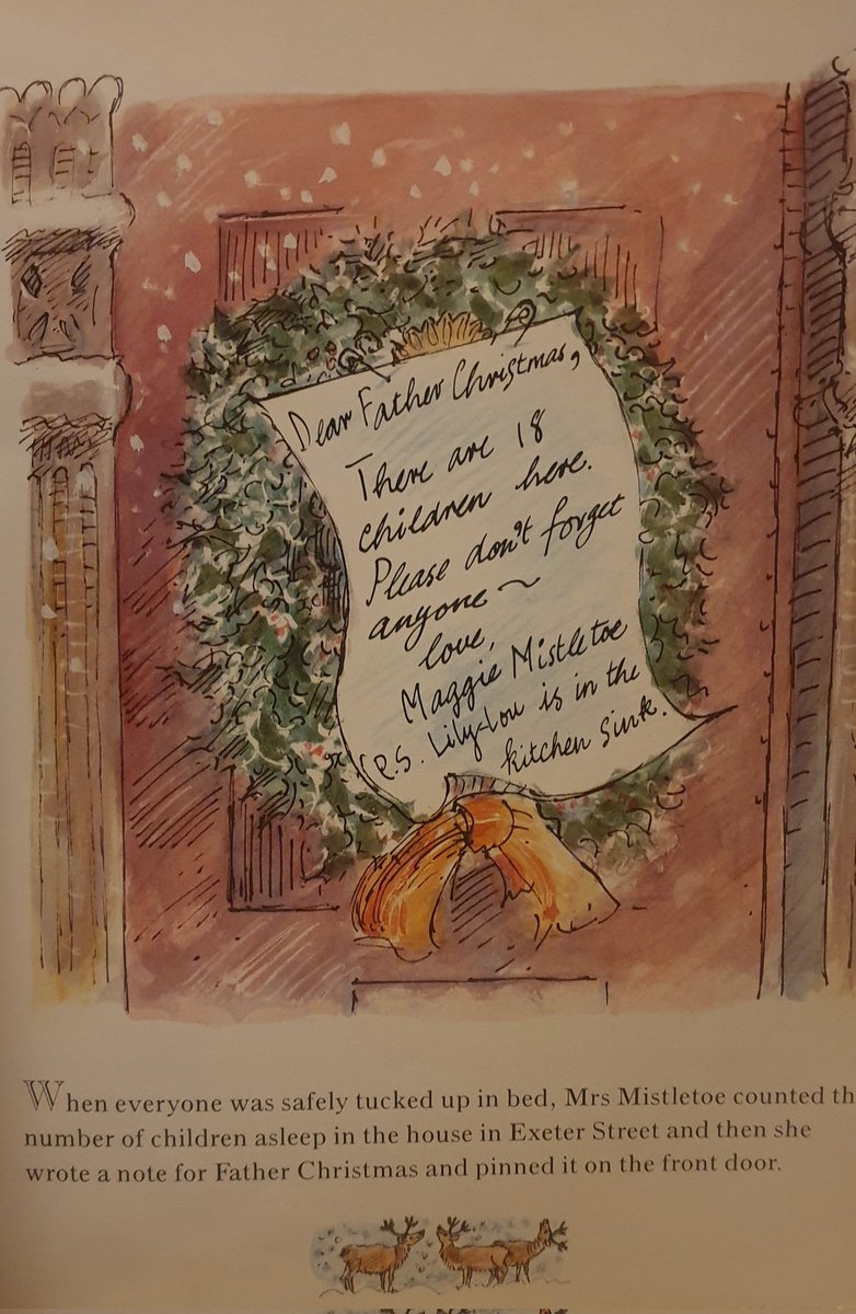 gardener_the's tweet photo. Christmas Book for December 13th
A wonderful story of what happens when more and more guests - friends, family, neighbours and strangers - turn up at the house in Exeter Street on Christmas Eve.
Funny, beautiful and warm.
#JohnLawrence https://t.co/xDzHSIaX1t
