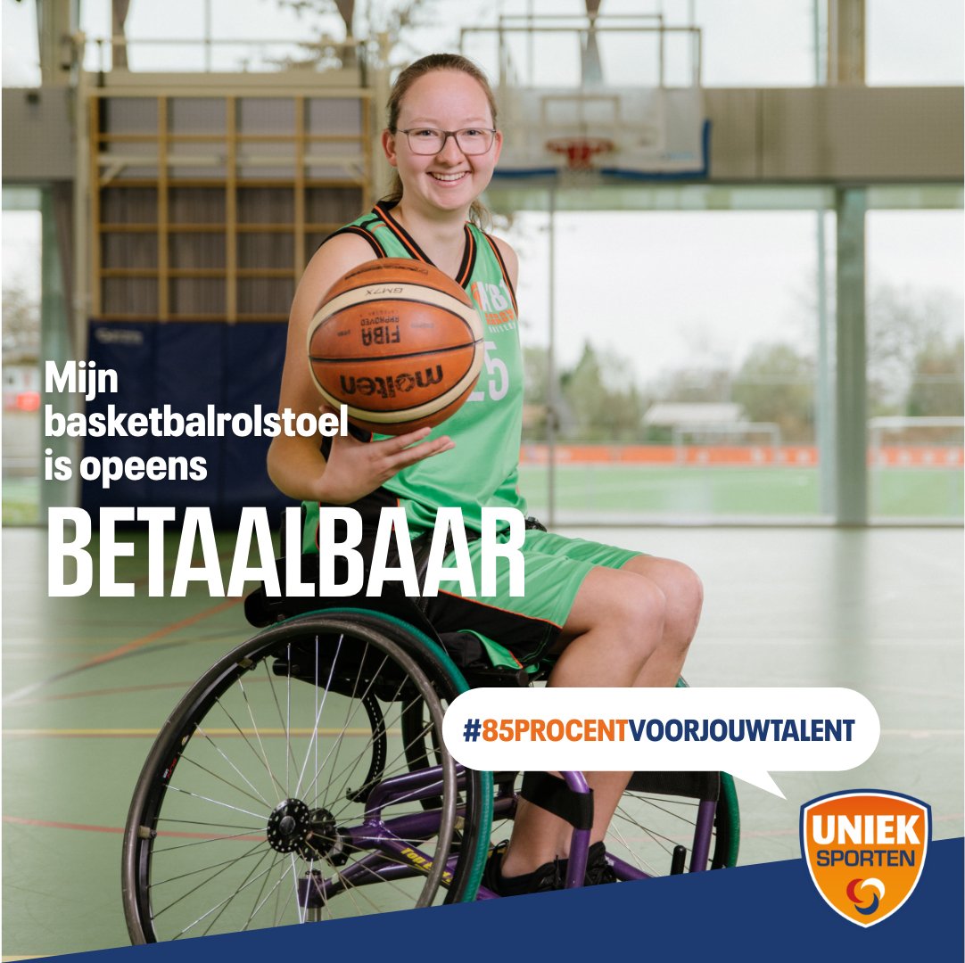 Wil jij heel graag sporten, maar lijkt het aanschaffen van een sporthulpmiddel duur en ingewikkeld? Dan heeft Uniek Sporten de oplossing! 🤩

Ga naar 85procentvoorjouwtalent.nl en dien vandaag nog je aanvraag in!

#unieksporten #unieksportenhulpmiddelen