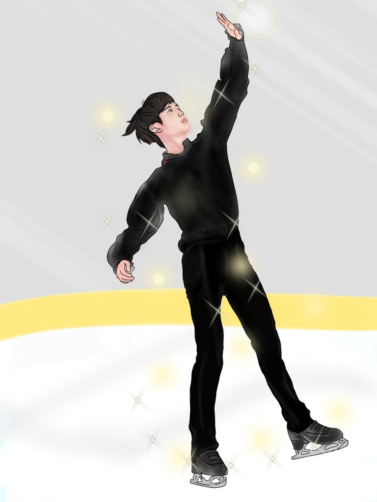 ArtsYcrew's tweet photo. Figure skating sunghoon 。･:*:･(✿◕3◕)❤
#fanart #20thSnowfallwithSUNGHOON #sunghoon #ENHYPEN @ENHYPEN https://t.co/2TxDt2cc3X
