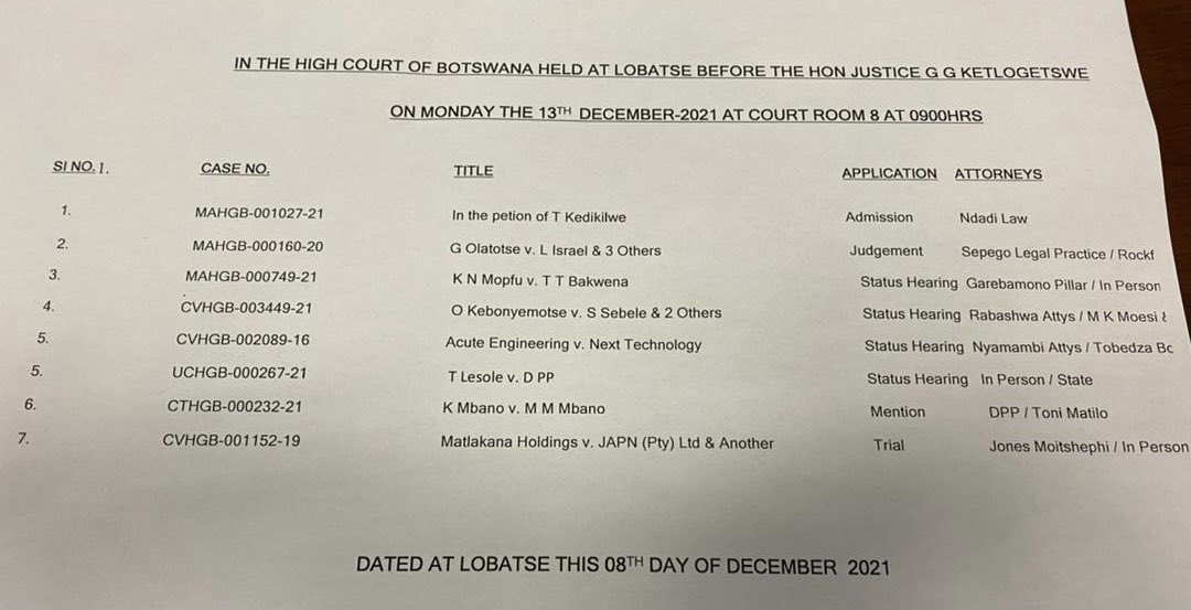 ThaboRamsey's tweet photo. Admitted Attorney of the courts of The Republic of Botswana. Thank you very much Ednah Ncube for moving my petition. 🕺🏼

Le ka simolla go nthoma 😅

Kedikilwe T. https://t.co/dDfvNgU7Hn