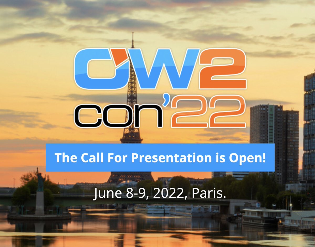 We are happy to announce the opening of the CFP for #OW2con ’22 (June 8-9). OW2 associate orgs, partners, please circulate widely, thanks! <a href="/cnll_fr/">CNLL</a> <a href="/ADULLACT/">ADULLACT</a> @fsfe <a href="/OpenForumEurope/">OpenForum Europe</a> <a href="/OpenSourceOrg/">Open Source Initiative @osi@opensource.org</a> <a href="/HubOpenSource/">Hub Open Source Systematic Paris-Region</a> <a href="/OpenExpoEurope/">OpenExpo Europe</a> <a href="/SFScon/">SFSCON</a> <a href="/RIOS_opensource/">RIOS</a> ow2con.org