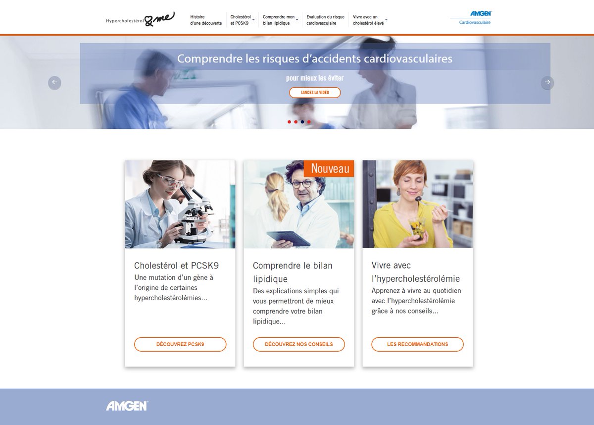 Buzzesante's tweet photo. Le laboratoire @AmgenFrance met à disposition un écosystème digital complet autour de l’hypercholestérolémie pour accompagner les patients au quotidien
👉Découvrez cet écosystème sur Buzz E-santé : https://t.co/Ptjm7MC5w7
#hcsmeufr #esante #hypercholesterolemie https://t.co/gIlobDq3rw