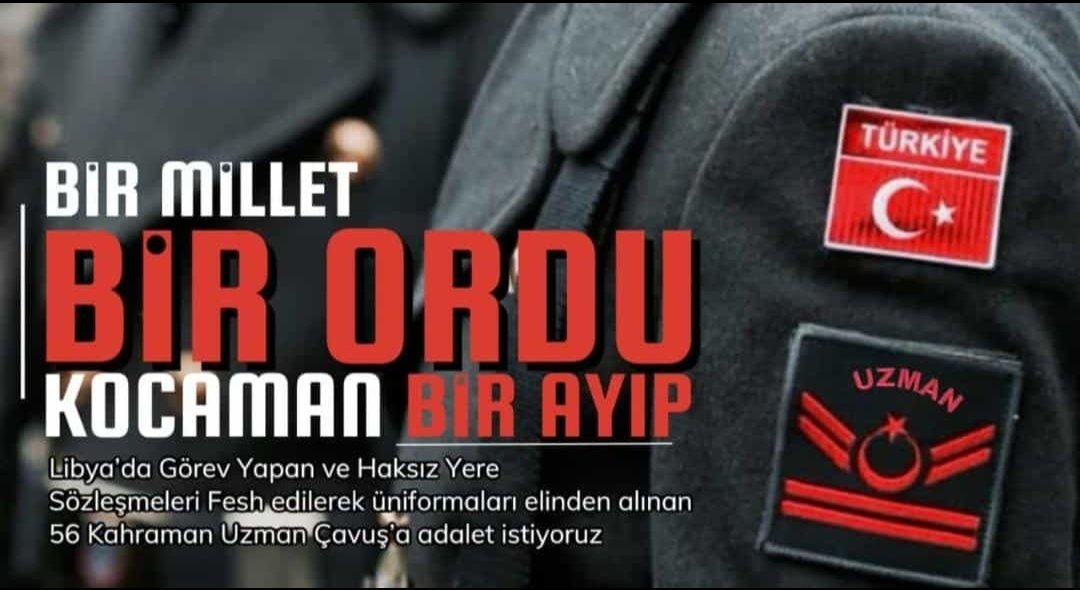 Yurt içi ve yurt dışında vatanın bölünmez bütünlüğü için canla başla, mücadele eden,ülkemizin huzur ve güvenliği için gece gündüz demeden, fedakarca görev yapan kahraman uzman çavuşlarımız yalnız değilsiniz...
#56KahramanUzmÇvş