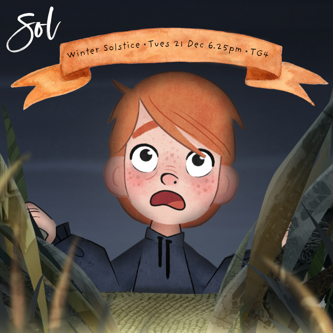 paperowlfilmsNI's tweet photo. Sol will be back on TV this Winter Solstice to help us all #rememberthelight
Don't miss it on @TG4TV Tues 21 Dec at 6.25pm https://t.co/DlhBQ2HbVn