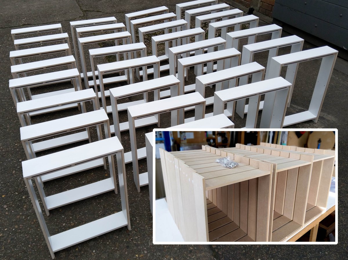CF_Framing's tweet photo. Last week we posted about production of 30 memory boxes designed for Alzheimer sufferers. Here they are laid outdoors after each one has been individually spraypainted.
#alzheimersuk #memorybox #bespokememorybox #pictureframing https://t.co/yYXQ2HhVJ6