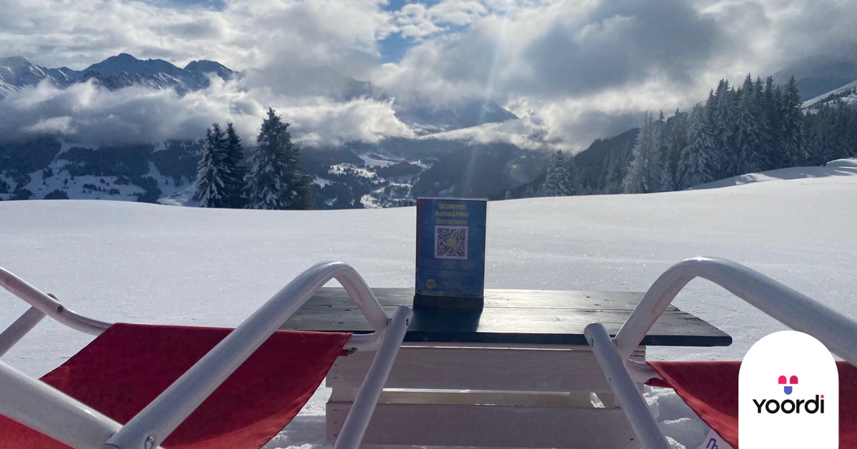 Scannen. Auswählen. Geniessen. 😎 - und das direkt vom Liegestuhl aus. Willkommen in der 🏔 Älplibar in Brambrüesch 🚠 !  ❄️Gäste müssen nicht mehr anstehen, sondern können die wunderschöne Winterlandschaft ☀️ geniessen.

Wir wünschen einen grossartigen Saisonstart!