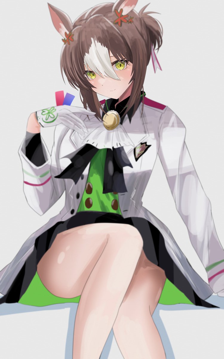 ファインモーション(ウマ娘) 「「これでやっと一緒にラーメン食べに行けるね!トレーナーさん!」
#ウマ娘 #ファ」|kiramekiのイラスト