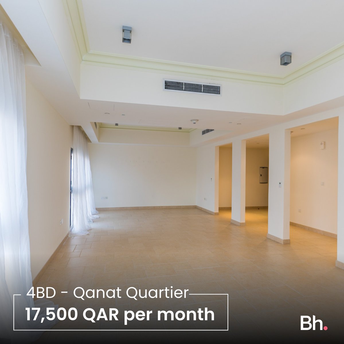 BetterHomesQa's tweet photo. Qanat Quartier
4BR Duplex
Retail / Sea view
325.13 sqm
17,500 QAR per month
Call us on 4444 5499 to find out more.. 

#qatar  #Qatar2022  #Doha #qatarliving #RealEstate #realestateinvesting #qatarnews #qatartoday https://t.co/8fkLfcYJoj
