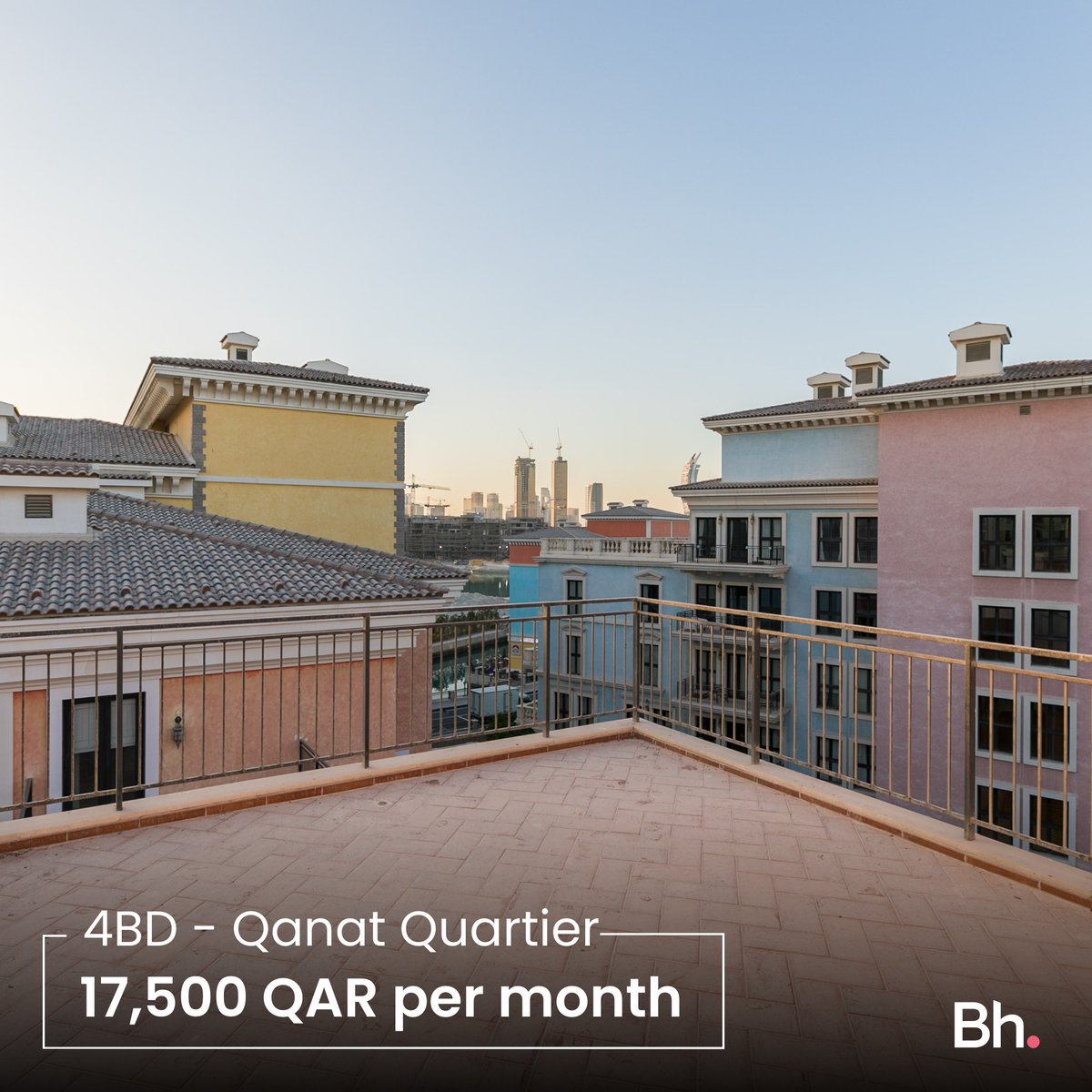 BetterHomesQa's tweet photo. Qanat Quartier
4BR Duplex
Retail / Sea view
325.13 sqm
17,500 QAR per month
Call us on 4444 5499 to find out more.. 

#qatar  #Qatar2022  #Doha #qatarliving #RealEstate #realestateinvesting #qatarnews #qatartoday https://t.co/8fkLfcYJoj