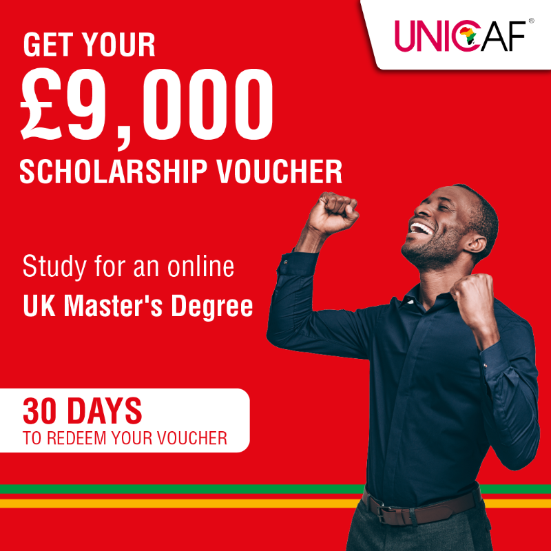 UNICAF Master Degree Scholarship