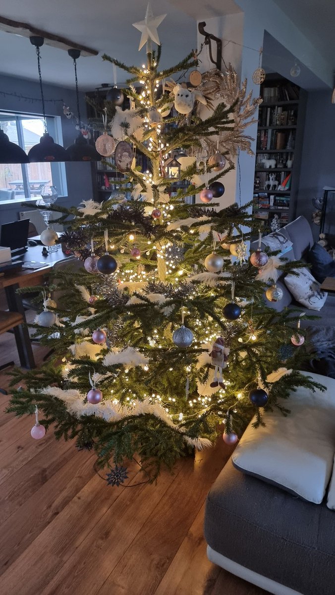 Bombaasa's tweet photo. Et voilà ! Fraîchement assorti avec les nouveautés achetees a Strasbourg ce week end 😊 #sapinNoel2021 https://t.co/wk4juamH9U