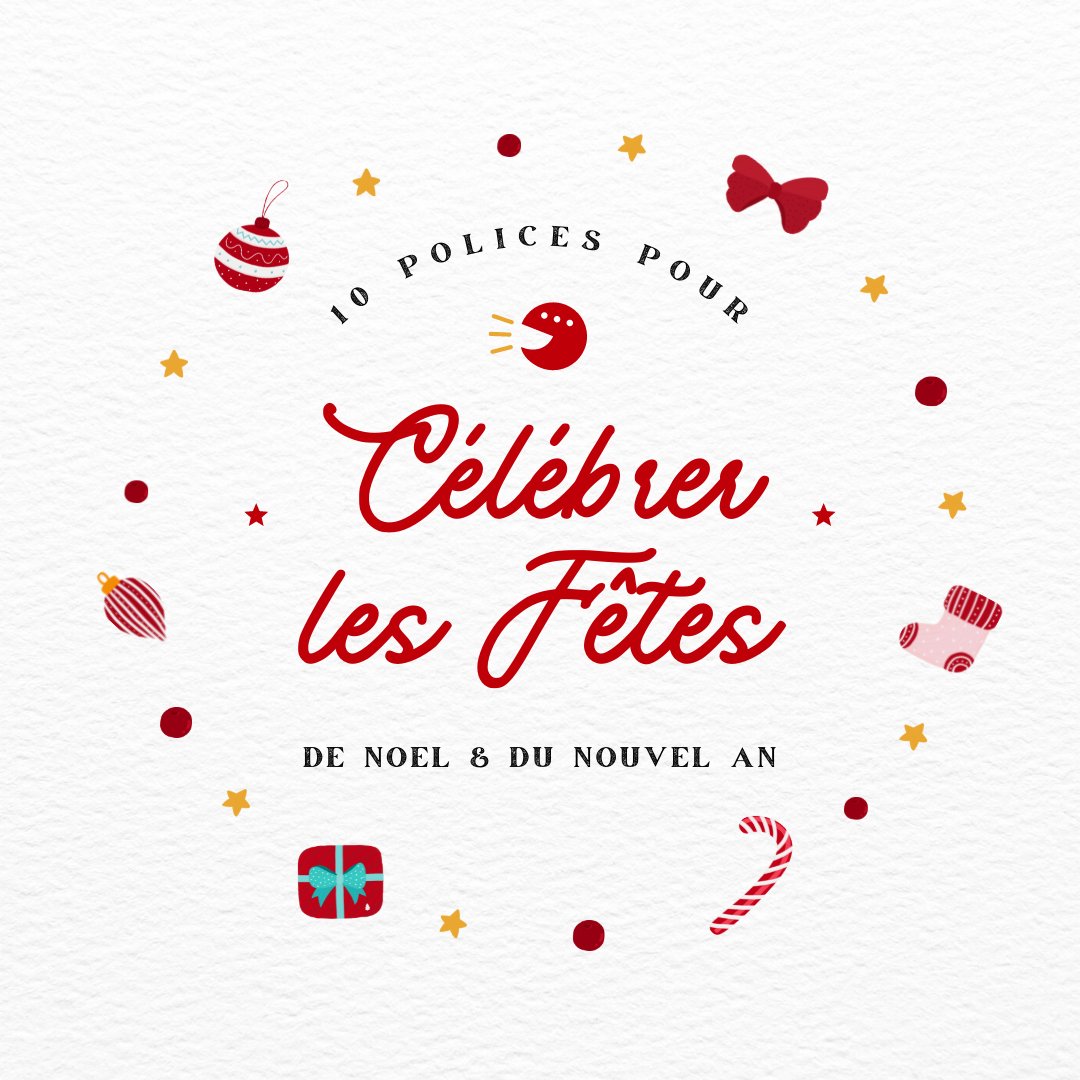 DegnonMelchior's tweet photo. Pour les fêtes de fin d'année je vous propose 10 polices à essayer absolument ! https://t.co/F5Kdh9paNK
