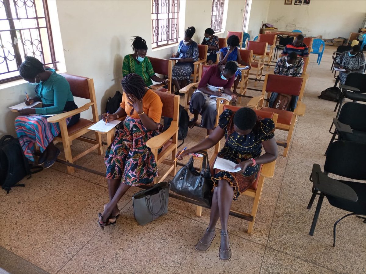 SamashaUg's tweet photo. Training of Health Workers on management of #SGBV survivors/victims is currently ongoing in Agago district. #ANSWERProject @MarieStopesUg https://t.co/rsjKgCjvFN