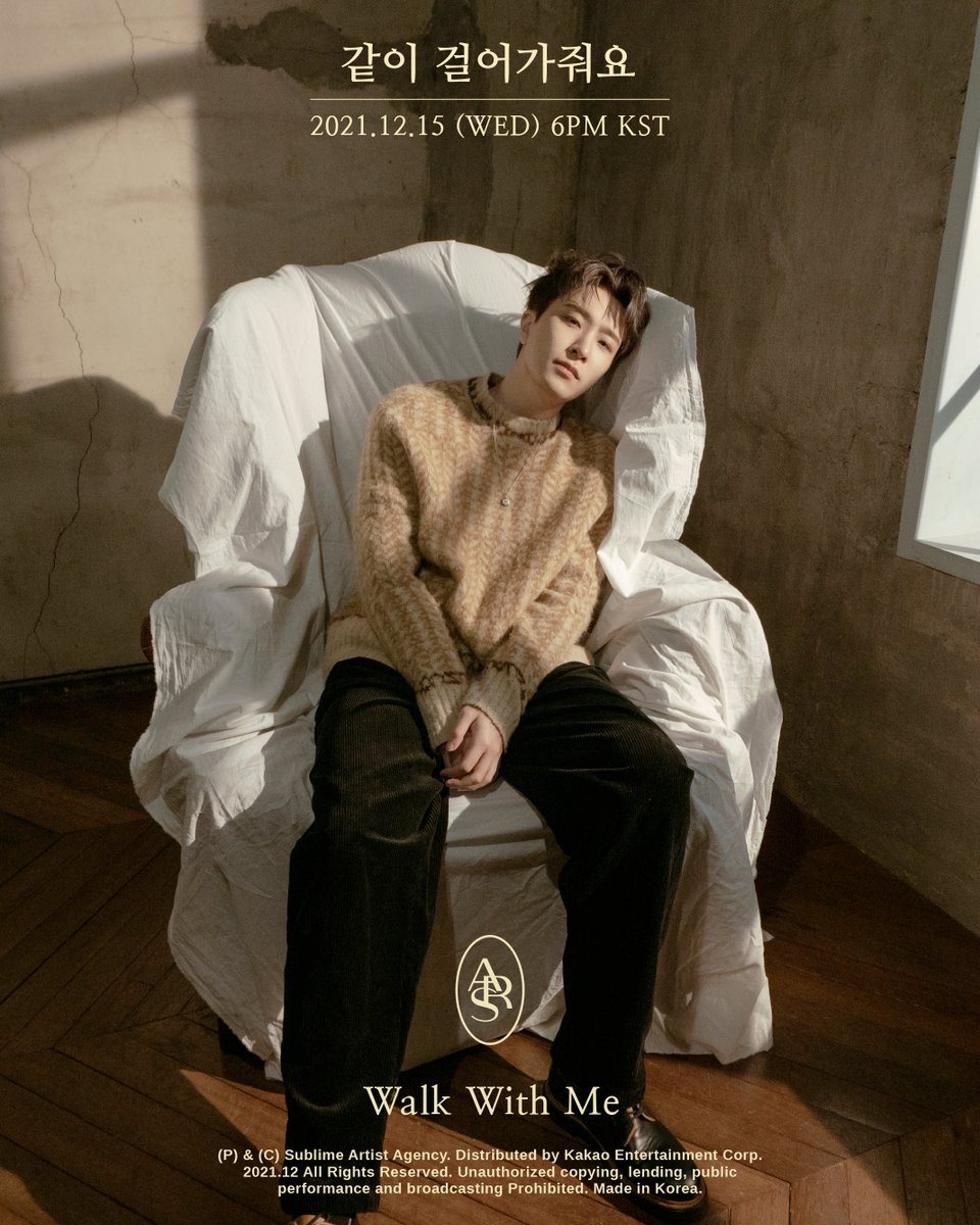 YOUNGJAExArs's tweet photo. 영재(Youngjae) '같이 걸어가줘요(Walk With Me)' Image Teaser

영재(Youngjae) Digital Single 
'같이 걸어가줘요'
2021.12.15 WED 6pm(KST)

#영재 #YOUNGJAE
#같이걸어가줘요 https://t.co/xuz9tH0inK