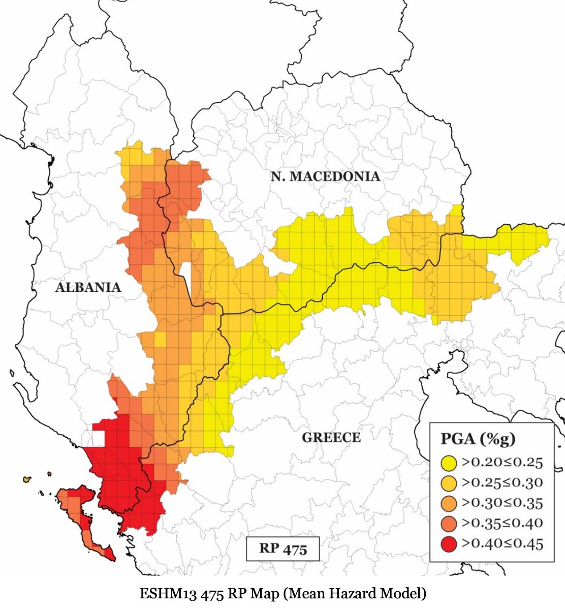 CRISIS_project_'s tweet photo. WP-2/D.2.2: “Seismic hazard cross-border harmonization and mapping” focuses on seismic hazard evaluation, as one of the most threatening natural hazards in the cross-border region, with a special focus on the modelling of cross border epicentral zones. https://t.co/fNtDh7v3PP