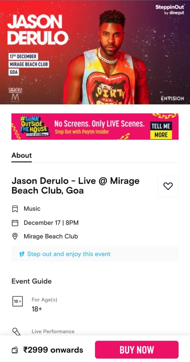 Akirhymes's tweet photo. Hey @jasonderulo! 
Will you be performing in Goa, India on Dec 17th? I just need to know if this is real 😍 https://t.co/DcAP1sToqq