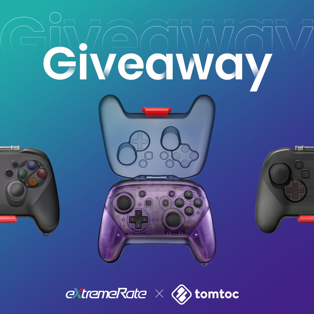 tomtoc_official's tweet photo. Last day to win the shell+armor case! 3 winners in total. https://t.co/w4LORogphz
🎮
#NintendoSwitch #Switchprocontroller #switchOLED #controllercase #Giveaway
#eXtremeRate #tomtoc https://t.co/h1Occ2MjTC