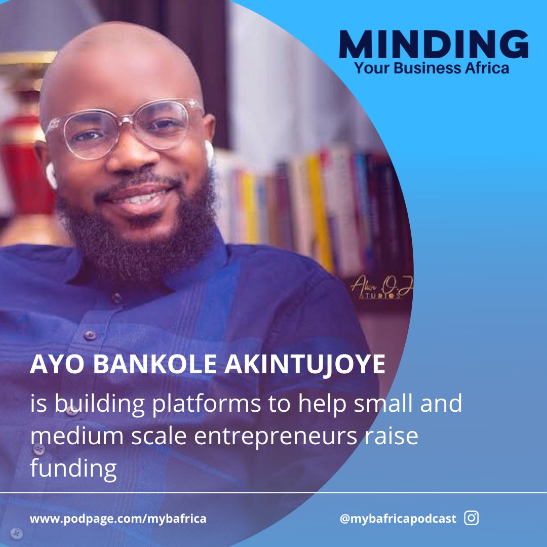 FOLA FOLAYAN (@thefavoredwoman) on Twitter photo This week on the Minding Your Business Podcast, I discuss SMEs and funding challenges with <a href="/AyoBankole/">Ayò-Bánkólé Akíntújoyè</a>
#MYBAfricaPodcast This week on the Minding Your Business Podcast, I discuss SMEs and funding challenges with <a href="/AyoBankole/">Ayò-Bánkólé Akíntújoyè</a>
#MYBAfricaPodcast