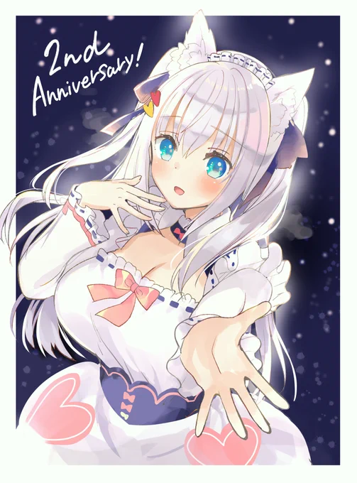 白雪みしろちゃん、2周年おめでとうございます❄️ライブめちゃくちゃ良かった…!!!

#白雪みしろ 
#みしろんあーと 