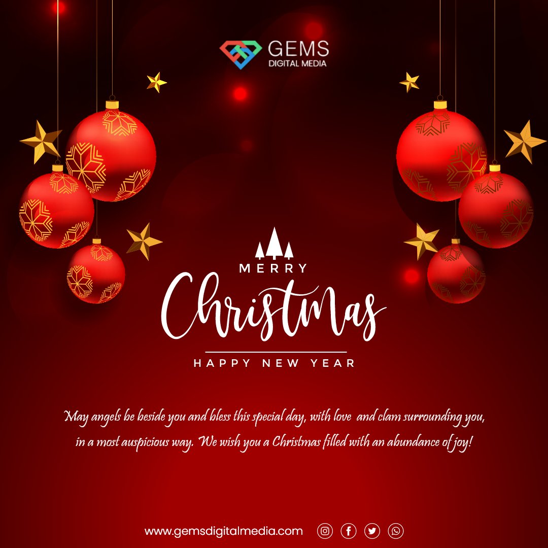 GemsDigital_IN's tweet photo. Wish you a merry Christmas! May the Christmas Starlight up our Christmas and bring warmth and happiness to our house! We hope your holidays will be filled with joy and laughter through the your days.

#christmas #festivals #india #it #celebrate #Gemsdigitalmedia https://t.co/uqHM60BKaY