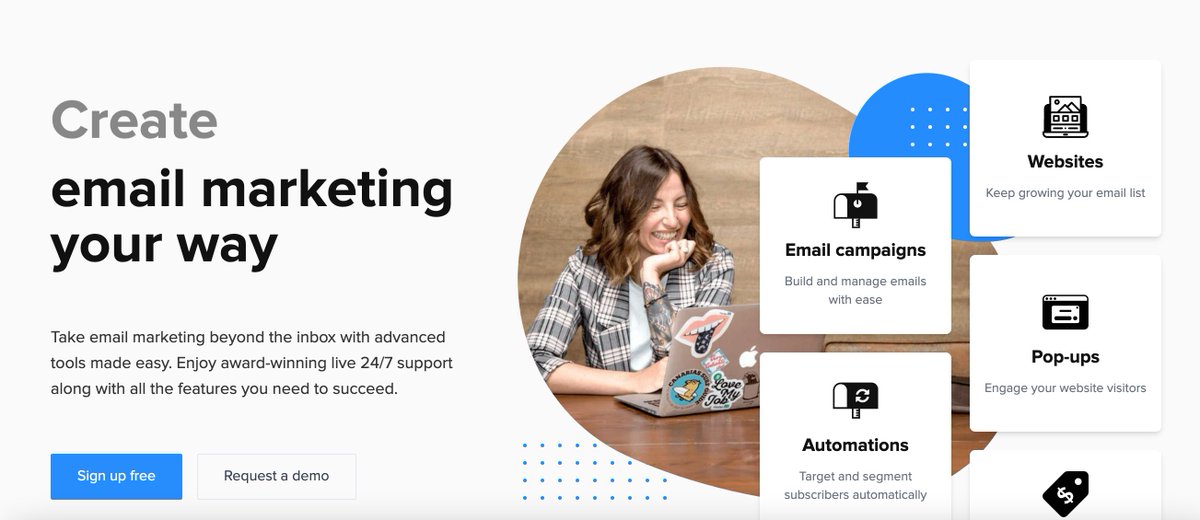 edoardovigo's tweet photo. Day11 of #100daysofnocode

Ottimo tool Mailerlite per fare email marketing ed automation. Anche l'integrazione diretta con diversi tool tra cui #softr è un valore aggiunto https://t.co/64EzPeagUR