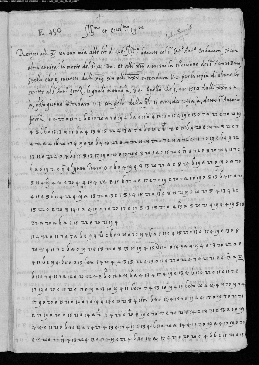alicalabres1's tweet photo. Sigue la serie de cartas de Margliani desde Estambul, en el otoño de 1579, en su mayor parte correspondencia cifrada...
https://t.co/sOBdbr9E8Q https://t.co/TcaIP29ak1
