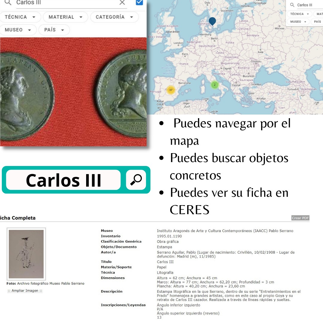 Sabes que el 9 de diciembre de 1759 Carlos III llegó a Madrid, procedente de Nápoles, para hacerse cargo del trono 👑. Con una búsqueda simple encuentra piezas y museos molones #semap #patrimoniocultural <a href="/culturagob/">Ministerio de Cultura</a> <a href="/UV_EG/">Universitat València</a> <a href="/IAACCPSERRANO/">IAACC Pablo Serrano</a> musarqourense