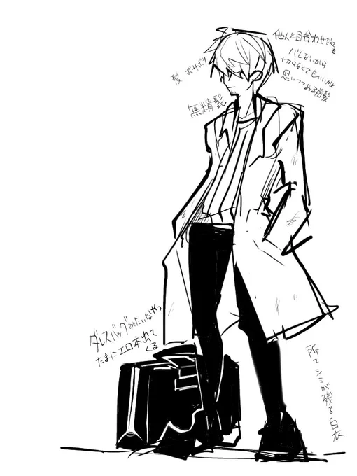 近いうちにもう少し掘り下げたい自創作キャラ
ヤブ医者のシグレさんです。 