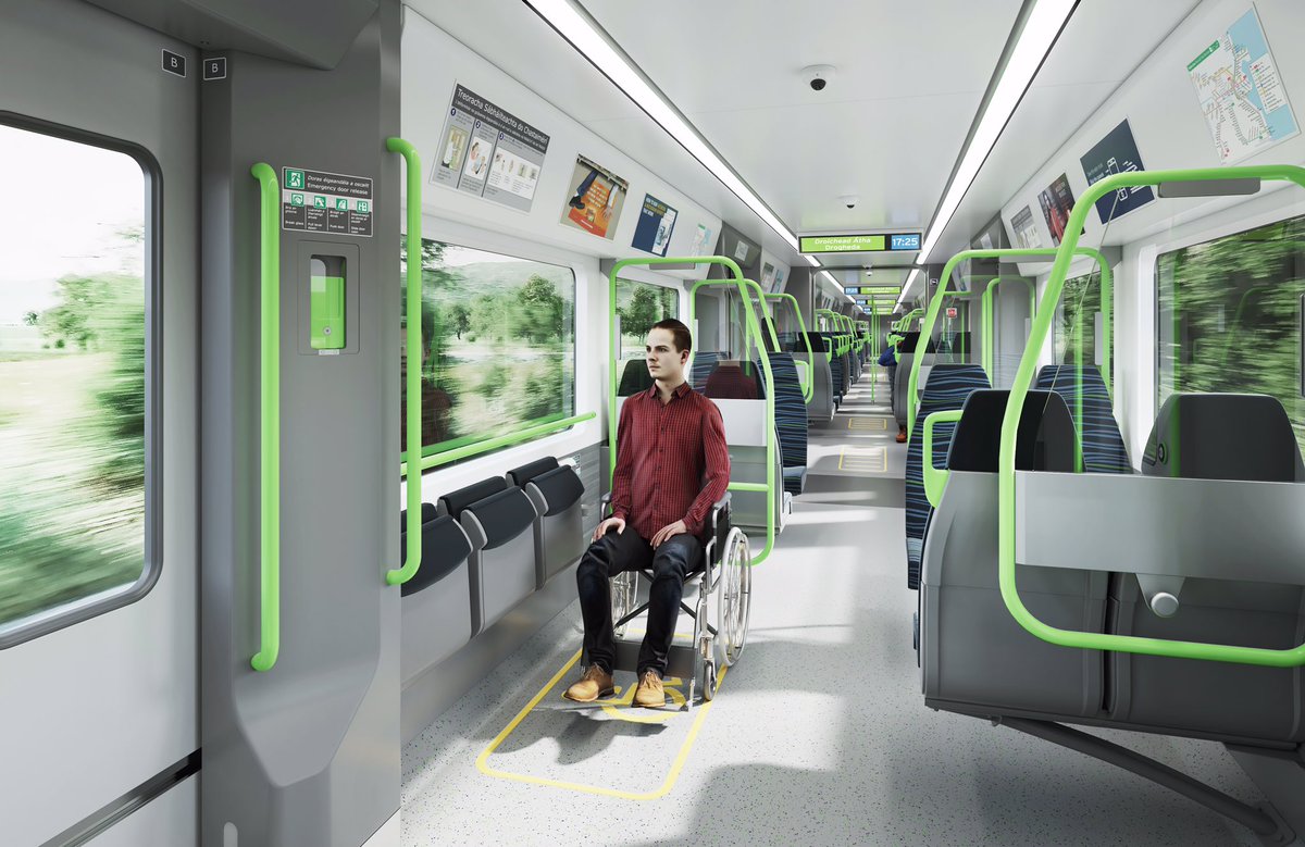 IrishRail's tweet photo. ❗️New DART+ fleet
🚆 95 new carriages ordered, and up to 750 carriages over coming decade, from @alstom
🟢 The largest and most sustainable fleet order in Irish public transport history, as part of the DART+ Programme.
➡️ https://t.co/CK7ypyCOnw
👀 https://t.co/K5f7bLso0n https://t.co/0D3xgGMAqV
