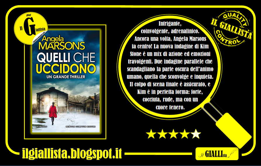 GiallistaIl's tweet photo. Buongiorno, amici!
Per le #RecensioniFlash de #IlGiallista, oggi eccovi quella del thriller
#QuelliCheUccidono di @WriteAngie, edito da @NewtonCompton.
#FlashReviews
https://t.co/ngH1G7MMRi https://t.co/L7IgHvuJ3w
