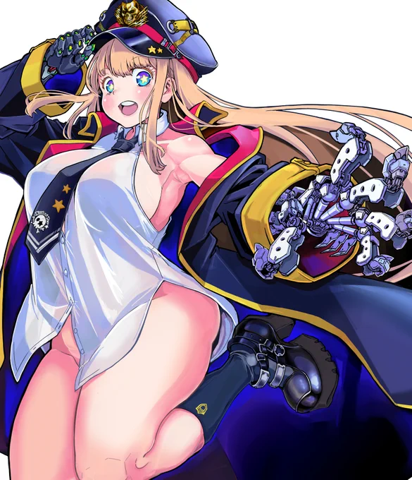 新キャラのカルーアは、自分の苦手潰しにデザインしたキャラですが、
気に入っているのでまた描くよ🦾
三面図や設定画も既に沢山あるよ🔧 