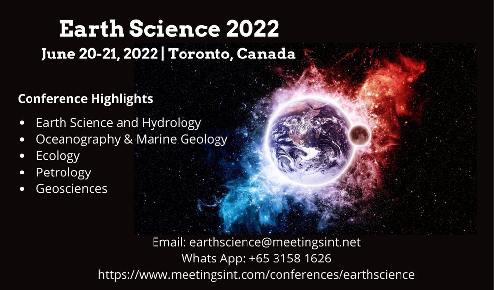 MeetingsInt's tweet photo. Join your peers and have a scientific disclosure at the 6th International Conference on #Earth_Science and #Climate_Change scheduled in Toronto #Canada
Abstract submission link: https://t.co/AHQLQNgvC5
Email: earthscience@meetingsint.net
#meetingsint #earthscienceconference https://t.co/drqVKN2yVZ