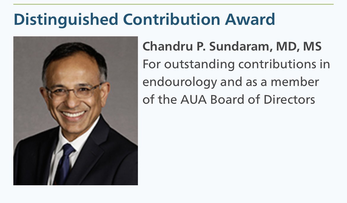 JasonFarrow10's tweet image. No surprises here @CSundaramMD. Always seeking involvements to share knowledge that advances urologic care. @AmerUrological @IUendourology