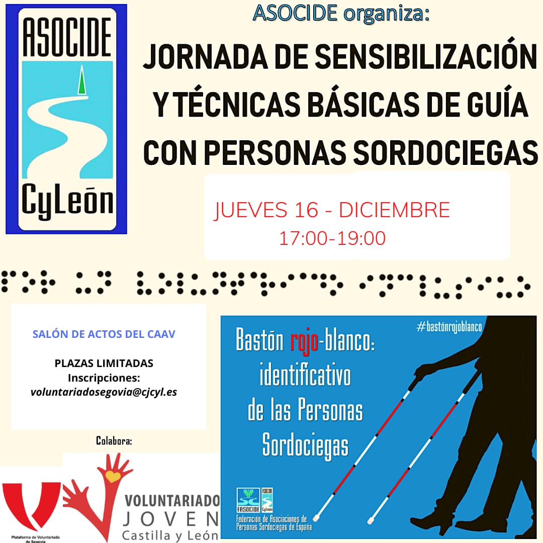 ASOCIDECyL's tweet image. Este jueves día 16 de diciembre a las 17h celebramos una jornada de sensibilización con @VoluntariadoCyL en el salón de actos del CAAV. 

Si eres voluntario, anímate y participa!

@fasocide