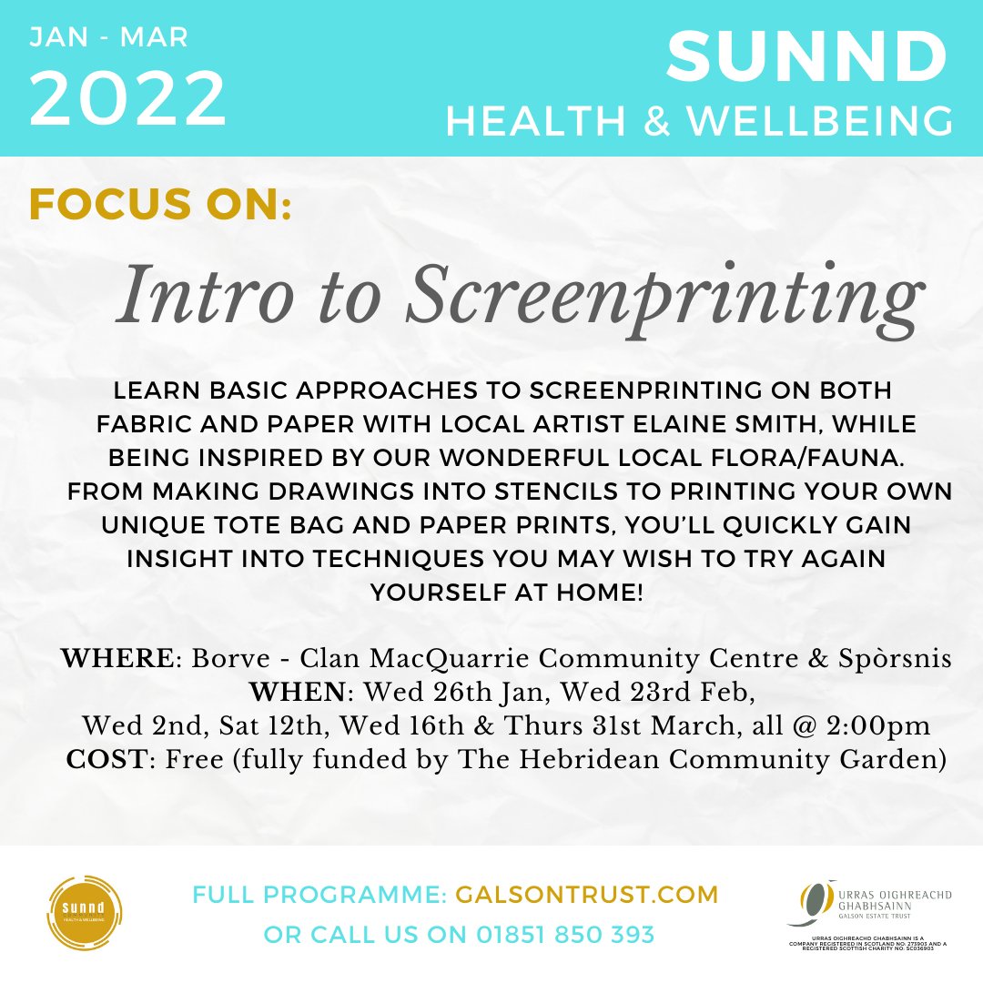 UrrasOG's tweet photo. #Sunnd2022 - #DIYScreenprinting
Join #CreativePractitioner Elaine Smith to learn basic approaches to #screenprinting on both fabric &amp; paper,making #drawings into #stencils &amp; #printing your own unique tote bag &amp; paper prints.
🎟: https://t.co/NZOD06f2oF
ℹ️: https://t.co/RdDSqG9sG2 https://t.co/I18rNw3P9Y