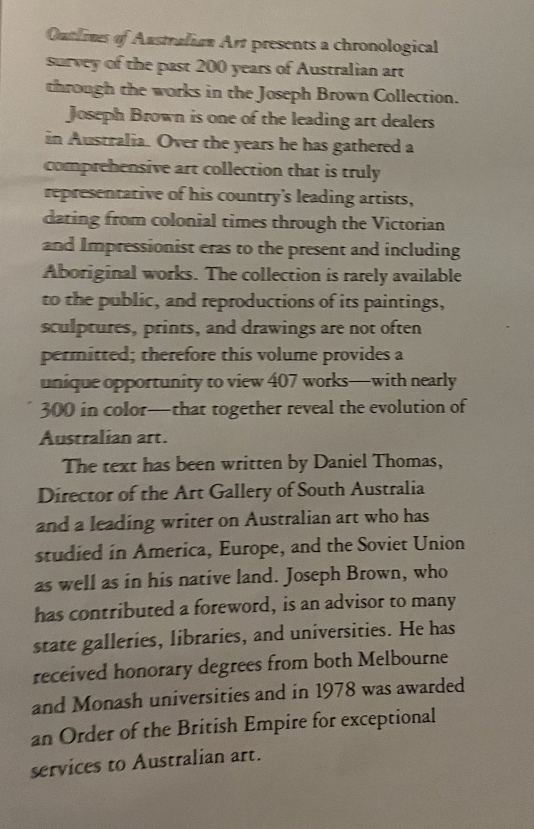 FrankMalfitano's tweet photo. BOOK OF THE DAY:  Impressive 1989 collection of many fine #AustralianArtists most not well known outside their homeland #artbook #paintings #DanielThomas https://t.co/RDjN6qL7U2