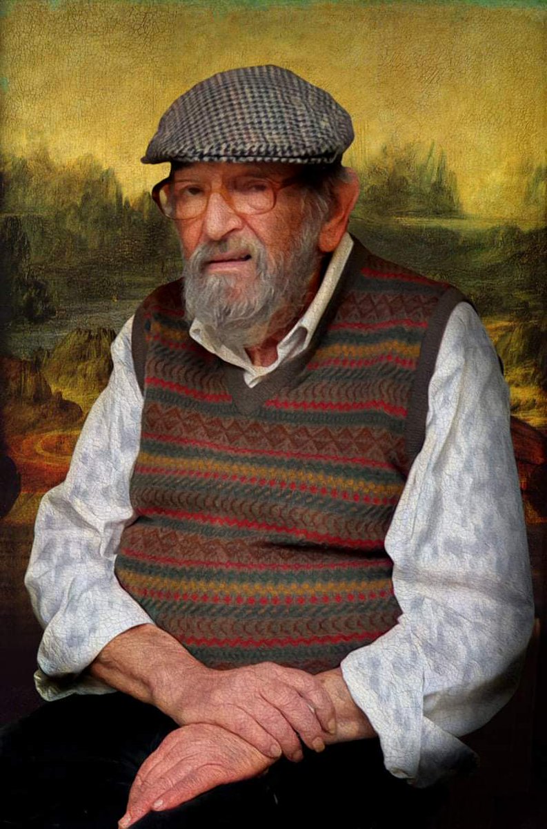 Day 13:

Mona Geezer | Leonardo da Vinci, oil on poplar panel, 1506