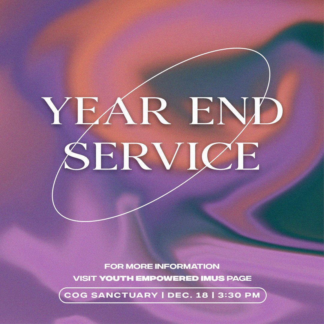 ye_imus's tweet photo. 2021 is not yet over, come and let’s celebrate God’s goodness and faithfulness together! 

Mention your friends and see you there youths! 🤩🥰

Register here: https://t.co/6oJOOLGc5k

#EXEMPLIFY
#YEIYearEnd2021 https://t.co/4Hn5CXKsQd