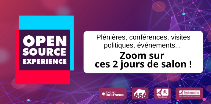 HubOpenSource's tweet photo. 📣@OSXP_Paris édition 2021, quel programme 👏 !
👉2 jours, 3 grandes plénières, 5 temps forts, 80 exposants, 150 conférences et la visite de personnalités politiques de premier plan !
🔎 Retour sur cet événement #opensource au contenu riche et varié 👇
https://t.co/PvjtmIniXp https://t.co/80kaRgTTAP