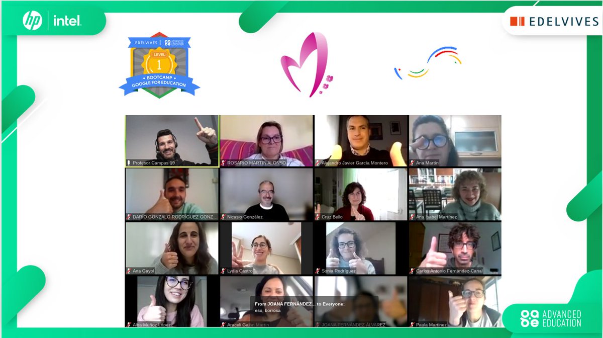 solutiaedu's tweet photo. En @maristascompost también contamos con  un grupo que está listo para certificarse como @GoogleForEdu Educator L1, guiados por @maestroilusion y el resto de nuestros trainers

¡Mucha 🍀a todos! Con vuestro entusiasmo y lo aprendido en nuestro Campus, las clases, AUN mejores https://t.co/Bmw6tHzncU