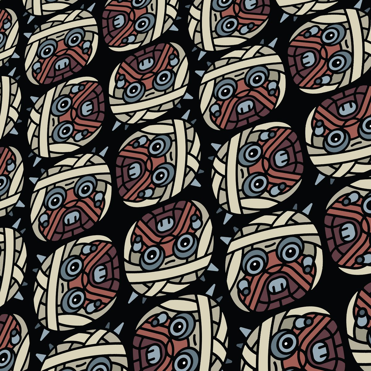 Vonster's tweet photo. ‘Tusken Raider’ 349 of 365 in the ‘Modern Kulture’ art project. #icon #tiledesign #potshots #modernkulture https://t.co/Qcr2M0fFfB