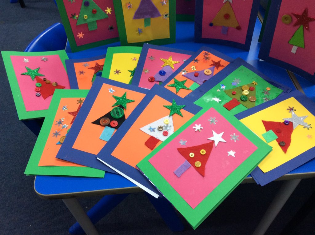 mrs_shand's tweet photo. Look at our stunning Christmas cards. Mrs Turner sent us an email saying that some of our elderly care home neighbours don’t receive any Christmas cards, we thought we would bring them some festive cheer. @mrs_shand @SchoolBroomhill #Intergenerational https://t.co/tyoFBZWjeB