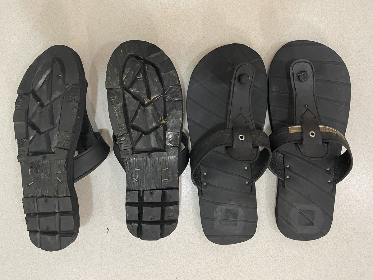 Got some new tyre treads.  #Recycle in #TimorLeste (i’ve saved you a close up of my feet)