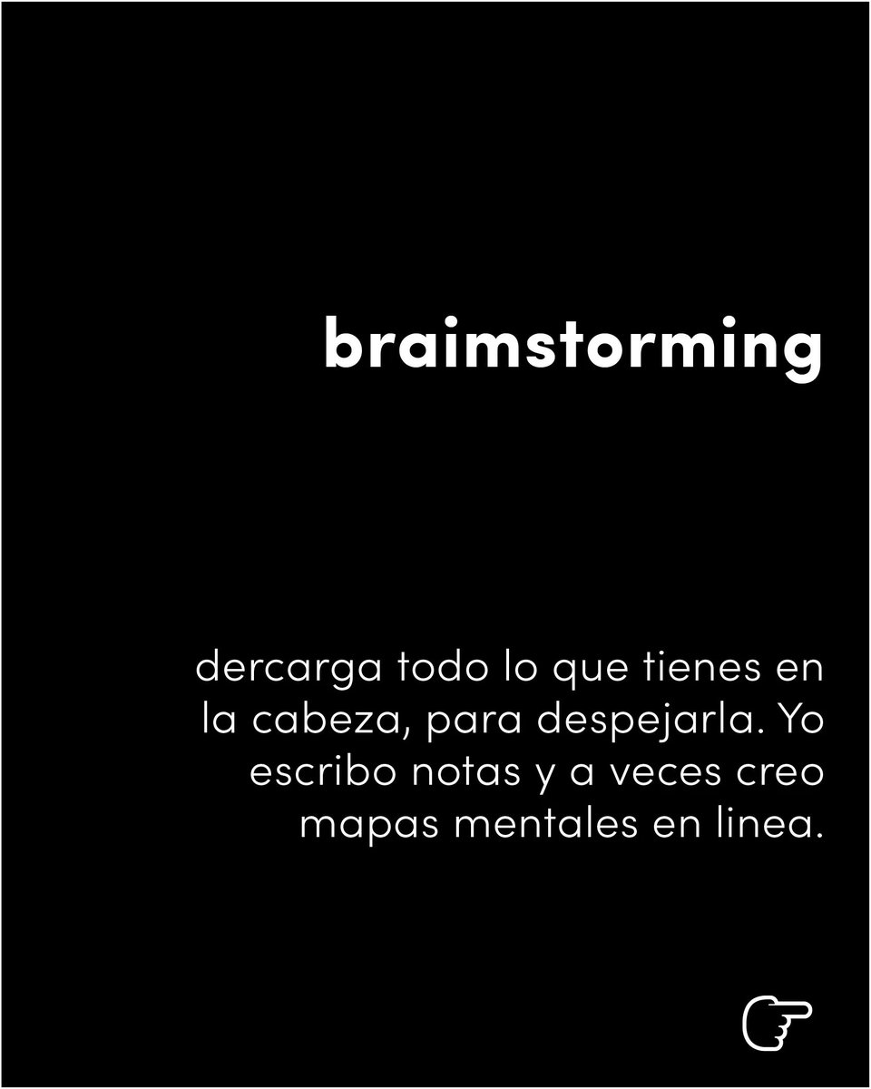 veralidad's tweet image. ¿Bloqueo creativo?
5 tips que puedes utilizar cuando te ataque un bloqueo creativo  en mitad de un proyecto:
✔️ moodboard
✔️ música
✔️ braimstorming
✔️ despeja el coco
✔️ apaga radiomente
✔️ NO procrastines
💭 Deja un comentario de qué utilizas para desbloquearte.