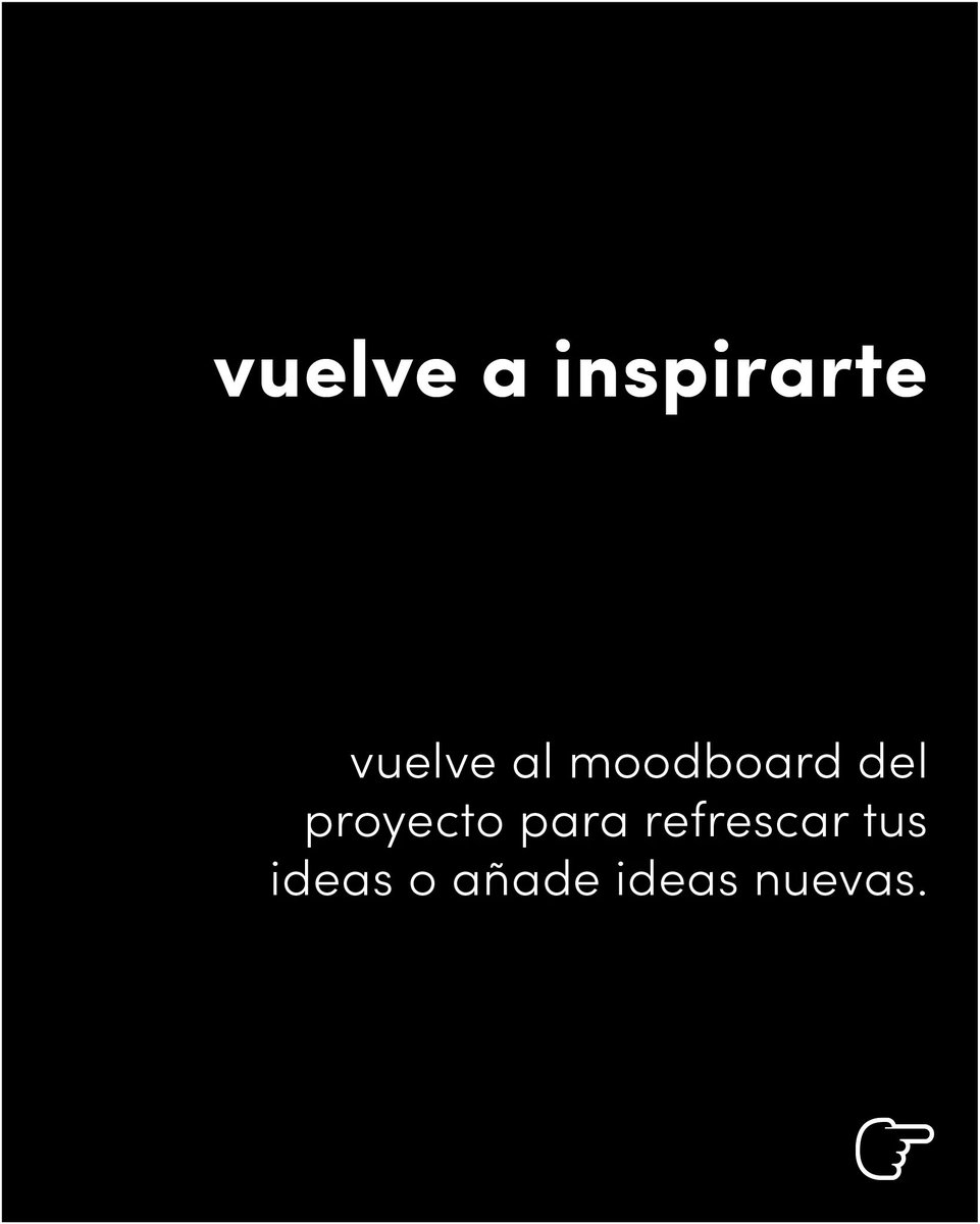 veralidad's tweet image. ¿Bloqueo creativo?
5 tips que puedes utilizar cuando te ataque un bloqueo creativo  en mitad de un proyecto:
✔️ moodboard
✔️ música
✔️ braimstorming
✔️ despeja el coco
✔️ apaga radiomente
✔️ NO procrastines
💭 Deja un comentario de qué utilizas para desbloquearte.