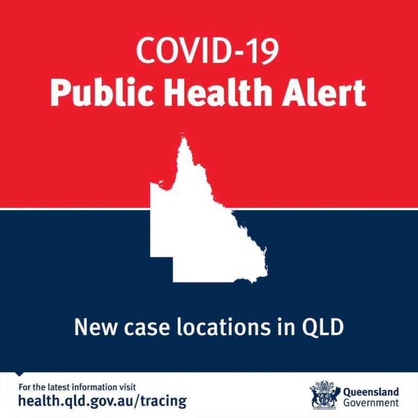 qldhealth's tweet photo. ⚠️ Public Health Alert ⚠️ 

New contact tracing locations exist in:

📍 Clayfield
📍 Hamilton

For a full list of venues and advice on what to do if you've been to one, visit ➡️
 https://t.co/TF0JzPxb8x https://t.co/Jhj0AXhHrP