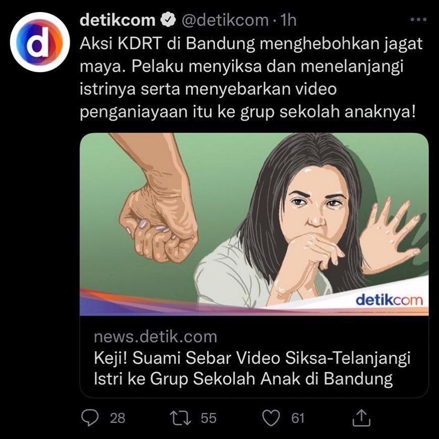 ridwankamil's tweet photo. TOLONG DISIMPAN NO PENTING INI

Buibu warga Jabar tercinta, jika mengalami KDRT oleh pasangan atau mendengar kerabat atau tetangga terjadi kekerasan dm rumah tangga, segera kontak tim khusus di  UPTD Perlindungan Perempuan dan Anak, via telepon SAPA 129 atau Hotline 085222206777. https://t.co/E8pCoswXbE