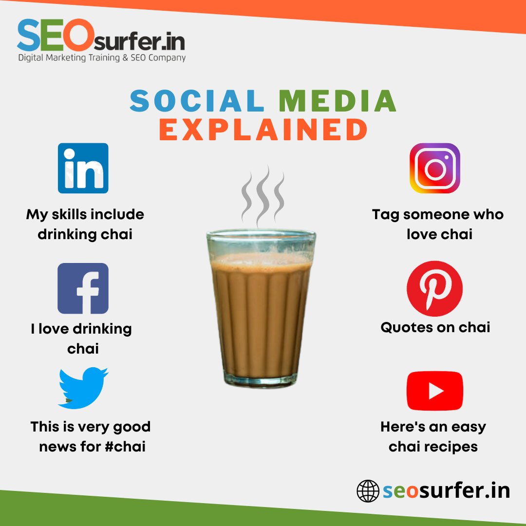 SEOsurferin's tweet photo. Social media is not everyone’s cup of tea, but well, a cup of tea is all you need to understand it!
.
.
#Trending #trend #Trends #socialmediamanagement #MondayMotivation #mondaythoughts #instagram #twitter #facebook #linkedin #digital #digitalmarketing #digital #socialmedia https://t.co/42mnqf0kEM